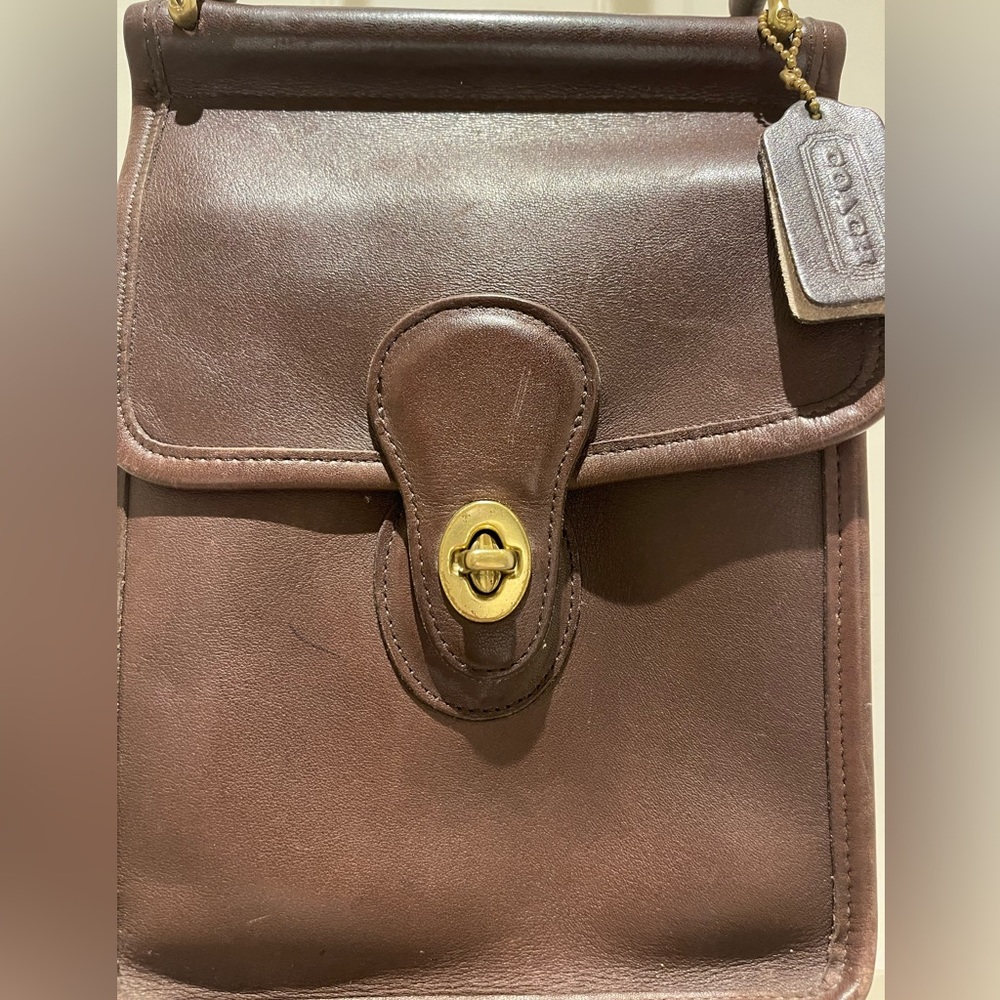 Coach Chocolate Brown leather purse
